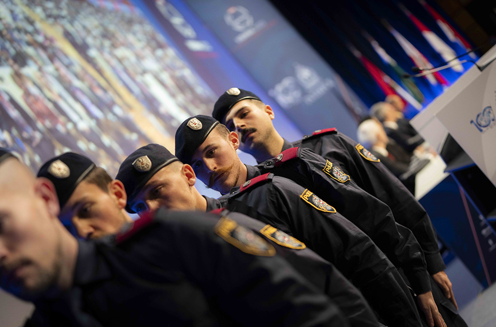 (c) 2023 INTERPOL General Assembly: More than 1,000 police and law enforcement leaders from over 160 countries are participating in the 91st General Assembly, interpol.int